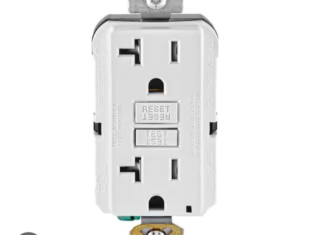 Lot 96-179368 - Leviton 2 Pack Outlet White New, Only one comes with screws