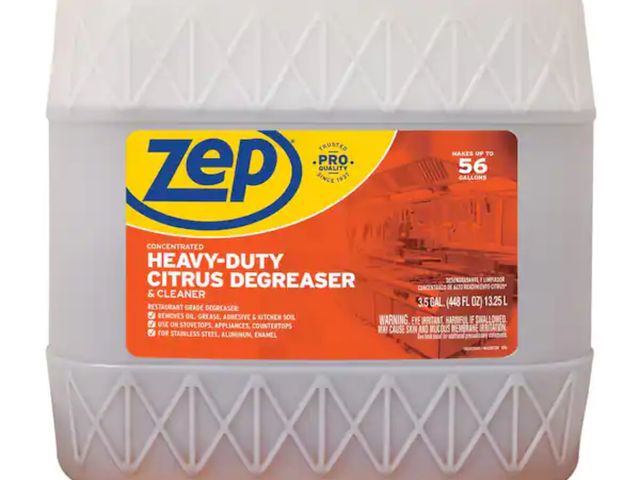 Lot 96-163588 - ZEP
3.5 Gal. Heavy-Duty Citrus Degreaser

New