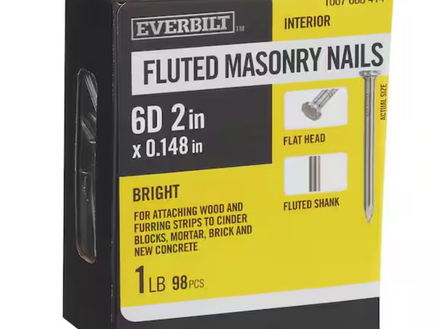 Lot 96-162813 - Everbilt
2 in. x 6D Bright Non-Collated Flooring Nails Fluted Masonry 

Appears to be unused , open ...
