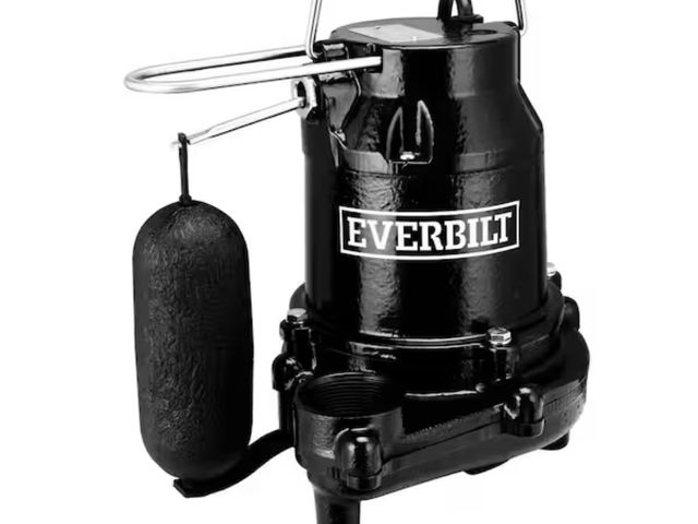 Lot 96-162804 - Everbilt
1/2 HP Cast Iron Submersible Sump Pump


MSRP $260
Used .