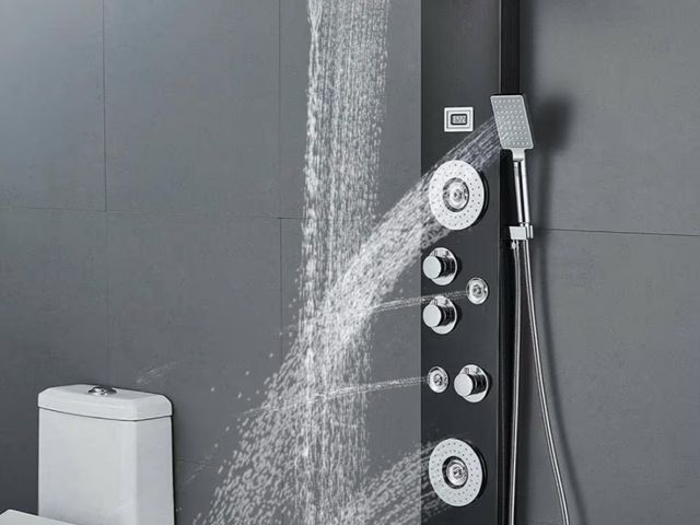 Lot 96-186317 - Shower Panel Tower System rain Waterfall Massage Jet Sprayer Bathtub Stainless Steel
Open box
Appear...