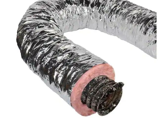 Lot 96-165767 - Master Flow
7 in. x 25 ft. Insulated Flexible Duct R8 Silver Jacket
New