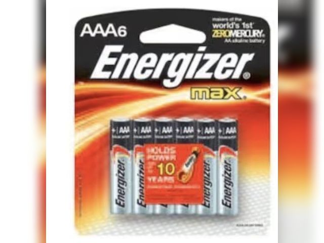 Lot 96-212304 - Energizer 06473 - AAA Cell 1.5 volt MAX Battery (6 pack) (E92BPF-6)

New