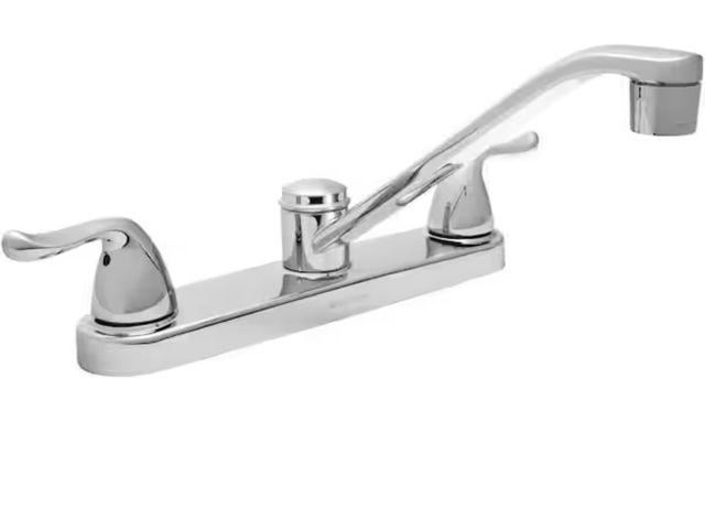 Lot 96-163159 - Glacier Bay
Constructor Double Handle Standard Kitchen Faucet in Chrome

New