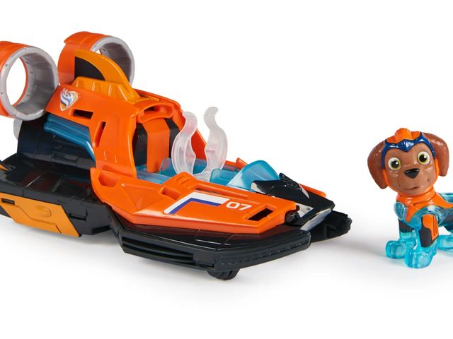 Lot 96-190823 - PAW Patrol: The Mighty Movie Jet Boat with Lights, Sounds &amp; Zuma Figure, Ages 3+
New