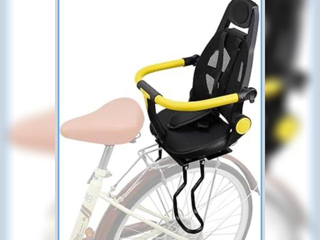 Lot 96-170516 - 2025 New Rear Child BikeSeat, Adiustable BackrestRear Bike Seat, Foldableand Rotatable RearMounted C...