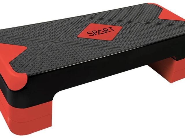 Lot 96-210465 - SPART Adjustable Workout Aerobic Stepper Step Platform Trainer with 4 Risers
New