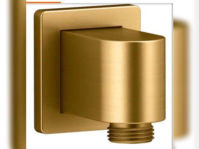 Lot 96-189077 - KOHLER Awaken Supply Elbow, Vibrant Brushed Moderne Brass New
