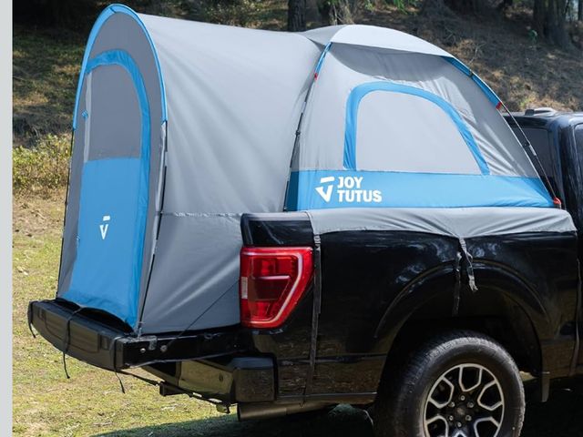 Lot 96-169654 - Appears to be JOYTUTUS Truck Tent with Rainfly 5.0Ft, Straight Spacious Truck Bed Tent with Sky View...