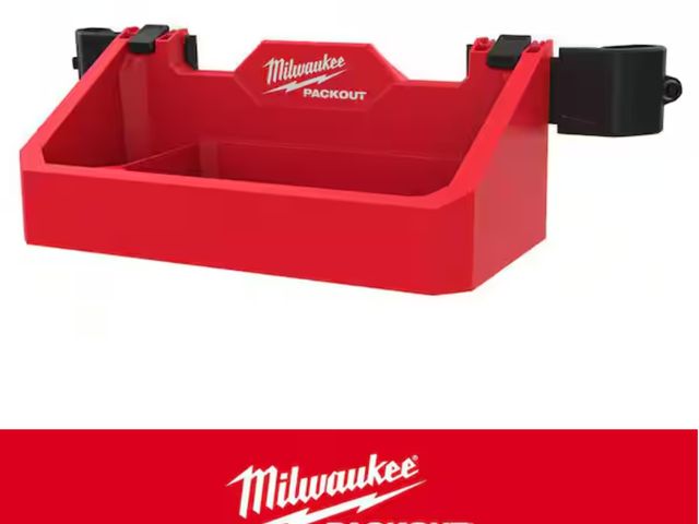 Lot 96-181162 - Milwaukee PACKOUT Tray Tool Box Rack Attachment New