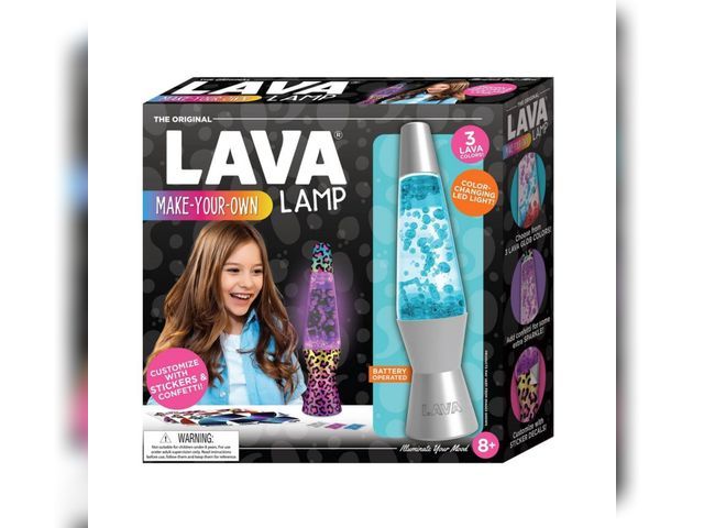 Lot 96-164442 - Schylling Lava Labs MYO Lava Lamp: Craft Kit for 8-11 Year Old Girls, Birthday Gift Idea, Includes A...
