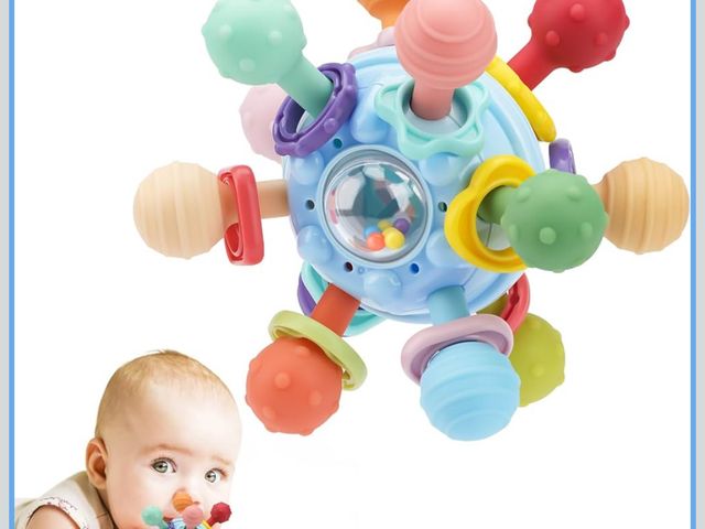 Lot 96-180548 - Baby Montessori Sensory Toys for 0-6 6-12 Months, Baby Teether Teething Toys for Babies 0 3 6 9 12 1...