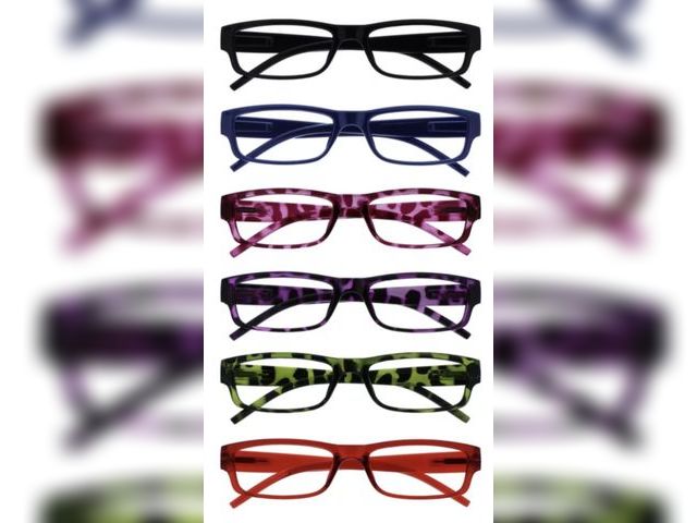 Lot 96-232935 - Opulize ACE Unisex Magnification Flexible Frame Plastic Classic Reading Glasses Value Pack for Readi...