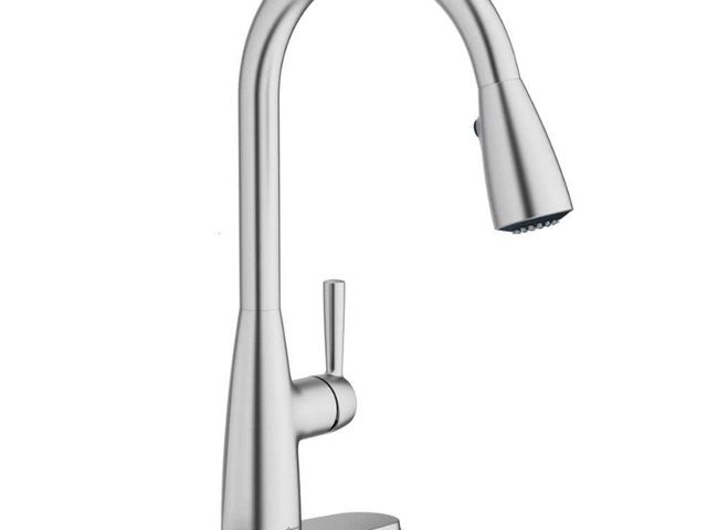 Lot 96-182436 - Glacier Bay Single Handle Pull-Down Kitchen Faucet 
used untested 
MSRP $109.00