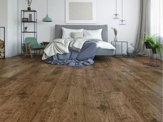Lot 96-145047 - 452.20sq. Ft of TrafficMasterMena Creek Oak 7 mm T x 7.56 in. W Water Resistant Laminate Wood Floori...