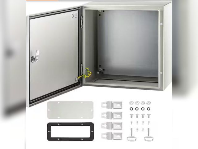 Lot 96-193758 - VEVOR
Electrical Enclosure NEMA 4X 16 in. x 16 in. x 8 in. Carbon Steel Waterproof Junction Box for ...