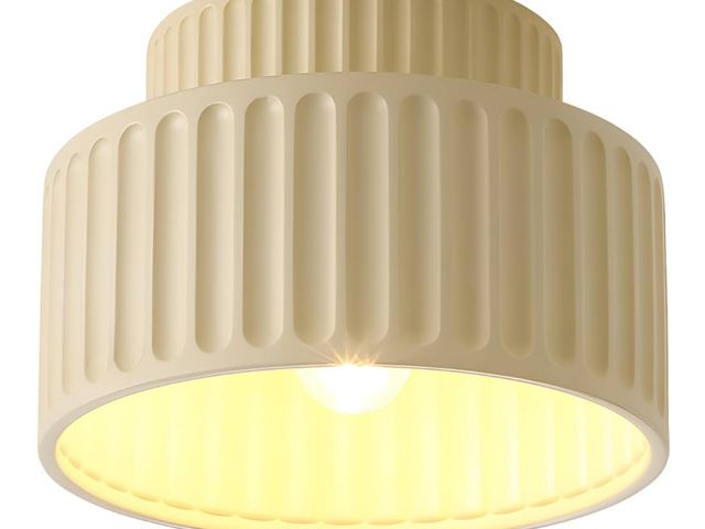 Lot 96-170280 - Vintage Modern Semi Flush Mount Ceiling Light Nordic Simple Resin Ceiling Lights Fixture Minimalist ...