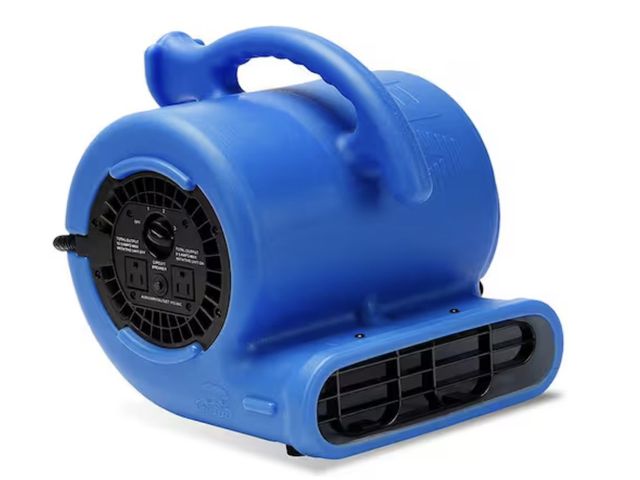 Lot 96-227258 - B-Air 1/4 HP Air Mover Blower Fan for Water Damage Restoration Carpet Dryer Floor Home and Plumbing ...
