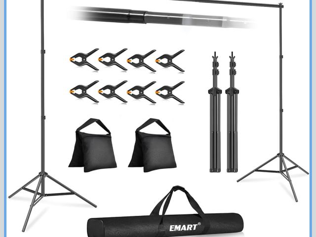 Lot 96-176541 - Appears to be photography backdrop stand, may vary from stock photo, appears unused, possible pieces...