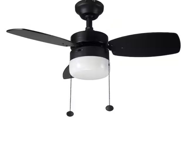 Lot 96-174491 - Hampton Bay
Triplicity 30 in. Indoor LED Matte Black Ceiling Fan with Light
New