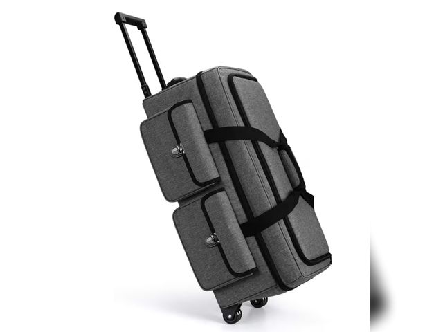 Lot 96-187708 - Yarwo Rolling Craft Tote Bag with Wheels Compatible for Cricut Maker 4, Maker 3, Maker, Explore 4, E...