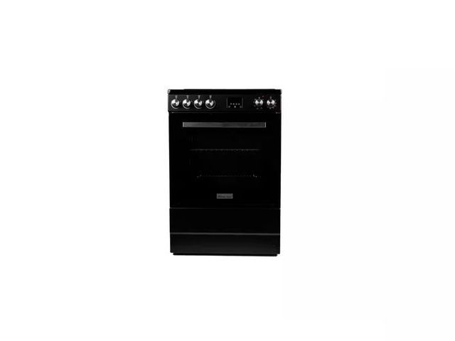 Lot 96-172916 - ***PLEASE READ***
24 in 4 Burner Element Freestanding Electric Range in Black
New - glass top shatte...