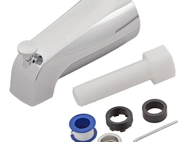 Lot 96-195344 - Everbilt
Tub Spout with Diverter, Chrome
unused open box