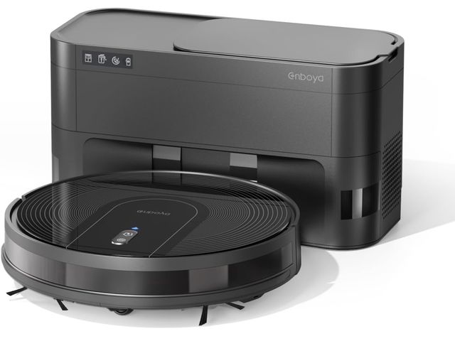 Lot 96-173131 - D60+ Robot Vacuum Cleaner with Self-Empty Base, Stores up to 85 Days of Dust, Powerful 9000Pa Suctio...