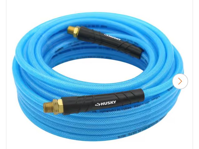 Lot 96-174484 - Husky
1/4 in. x 25 ft. Poly Air Hose
New