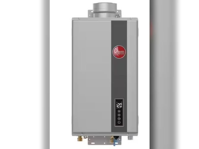 Lot 96-171126 - Rheem
Performance Plus 9.5 GPM Smart Non-Condensing Indoor Natural Gas Tankless Water Heater
MSRP $1...
