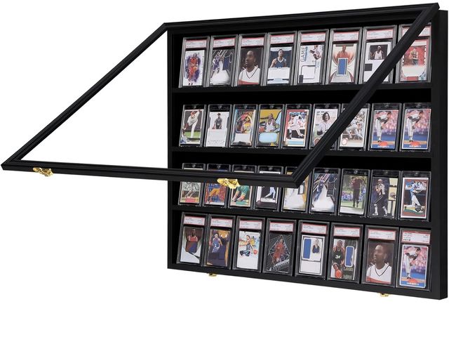 Lot 96-181108 - VERANI 36 Baseball Card Display Case - Graded Sports Card Display Frame - Holds Sport Cards with UV ...