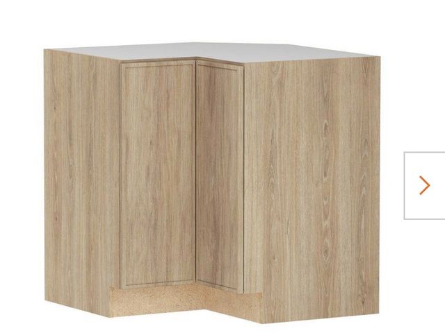 Lot 96-203674 - Designer Series Kaden 36 in. W x 24 in. D x 34.5 in. H Assembled Slim Shaker EZ Corner Base Kitchen ...
