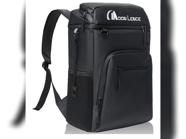 Lot 96-176612 - MOON LENCE Backpack Cooler for Men 32 Cans, Camping Backpack Leak Proof w/Multi Insulated Compartmen...