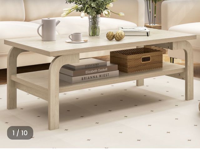 Lot 96-197313 - 47 Inches Accent Rectangular Coffee Table for Living Room New