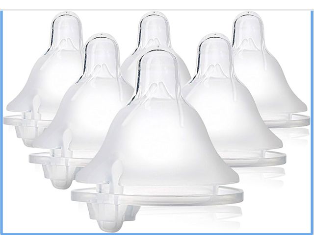 Lot 96-181483 - Evenflo Feeding Piece of 6 Balance Plus Wide Neck Nipples for The Balance Plus Wide Neck Baby Bottle...