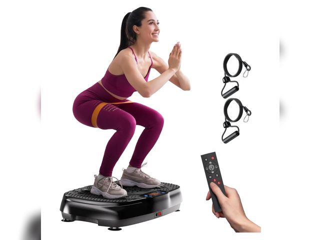 Lot 96-164238 - Vibration Plate Exercise Machine: TISSCARE Vibrating Plates for Weight Loss and Lymphatic Drainage, ...