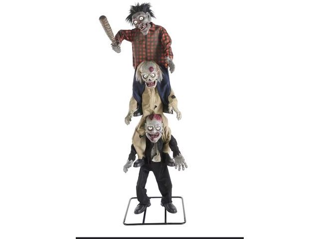 Lot 96-181930 - 7.5 ft. Gruesome Grounds Animated LED Zombie Stack Trio
New
MSRP $400.00