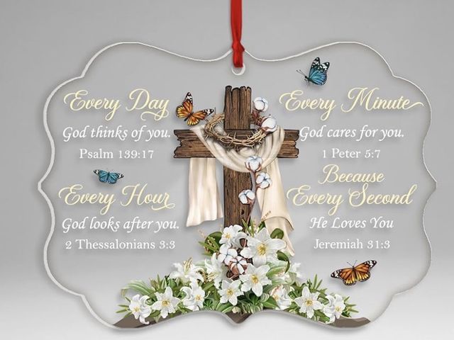 Lot 96-193725 - Box of approx 150 CEZII 2024 Christmas Ornaments, Christian Gifts for Women Men, Religious Gifts, Je...