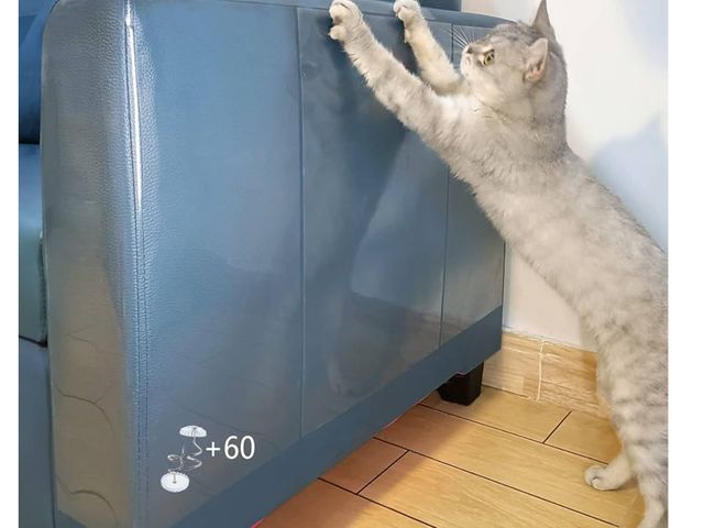 Lot 96-166489 - 10 PCS Cat Scratch Furniture Protector - Specially Designed for Leather Furniture, Cat Couch Protect...