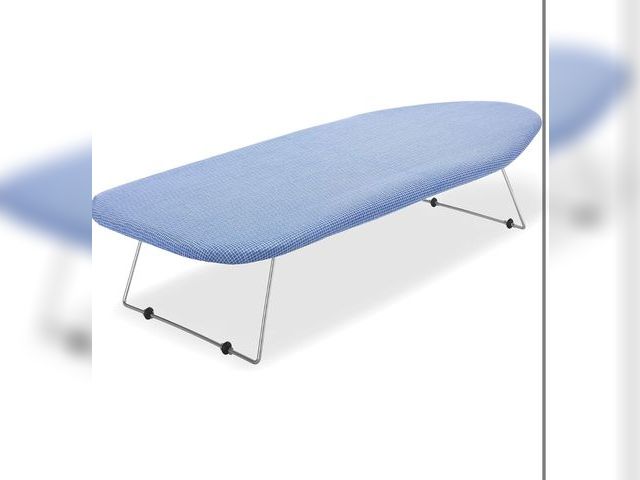 Lot 96-195216 - Whitmor Tabletop Ironing Board - Scorch Resistant Cover - Blue
New