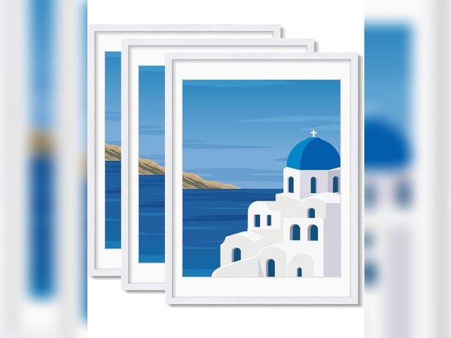 Lot 96-170607 - Poster Frame 18x24 Wood 3 Pack,Black Picture Frame, 18 x 24 Poster Frame Wall Gallery Photo Frames, ...