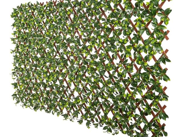Lot 96-165885 - Naturae Decor Trellis GARDN GRN Leaf 36X72IN New