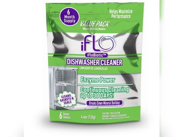 Lot 96-163520 - iFLO Dishwasher Cleaner, 6-Month supply
New