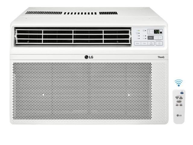 Lot 96-227292 - LG 14,000 BTU 115-Volt Window
Air Conditioner Unit Cools
700 sq. ft. with Wi-Fi, Remote, Dehumidifie...