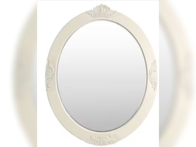 Lot 96-211096 - Home Decorators Collection Winslow 30 in. W x 38 in. H Oval Wood Framed Wall Bathroom Vanity Mirror ...