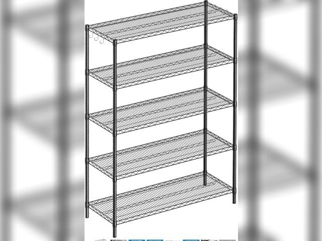 Lot 96-177203 - 5 Tier Pantry Shelf, varies slightly from stock photo, New
