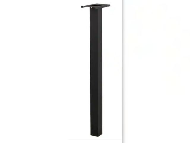 Lot 96-222278 - Architectural Mailboxes
Brighton Aluminum, Top Mount, Mailbox Post, Black
Open box 
Loose hardware a...