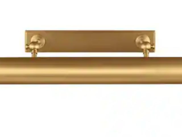 Lot 96-204495 - Generation Lighting
Kenyon 24 in. W x 2.375 in. H Burnished Brass Picture Light
New 
Msrp $429.00
