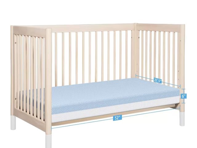 Lot 96-188015 - Crib Mattress, Dual Sided Comfort Memory Foam Toddler Bed Mattress, Triple-Layer Breathable Premium ...