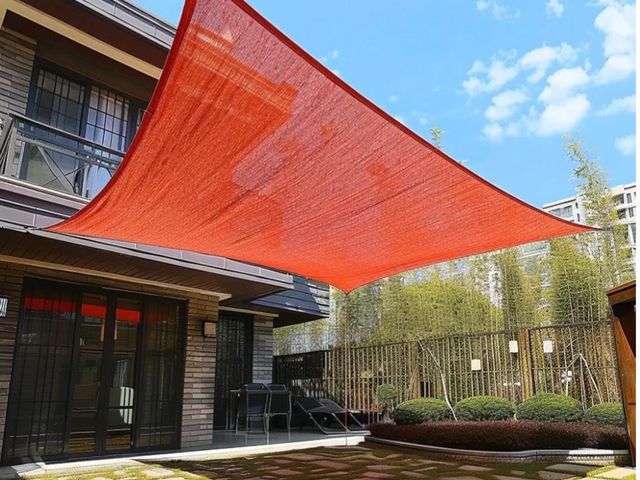 Lot 96-169734 - Sun Shade Sail Terra Rectangle Canopy Sail Shade for Patio Garden Outdoor Backyard New, exact size u...